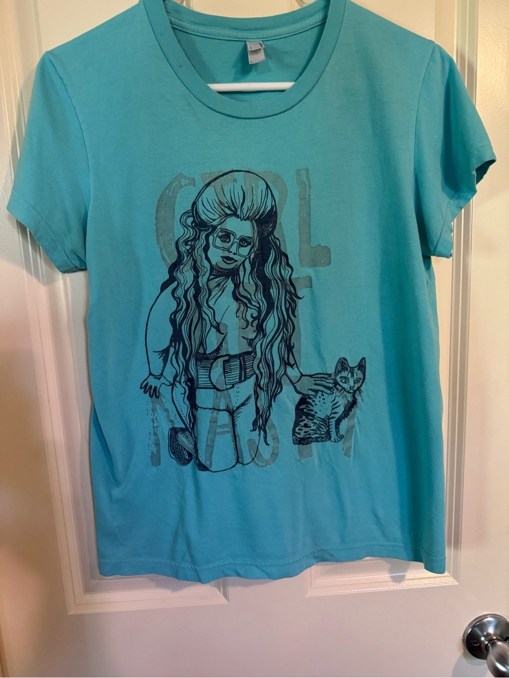 American Apparel Leslie and the Lys Turquoise Graphic Tee